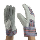 Перчатки краги спилковые короткие_3