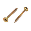 Саморез по дереву 3,5х41мм желтый цинк