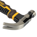 Молоток-гвоздодёр Ingco укороченный 225 гр с фибергласовой рукояткой_3