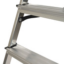 Стремянка алюминиевая 6 ступеней с органайзером 1,25м Krause Safety_3