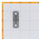 Пластина крепежная оцинкованная 100х35х1,5 мм ШК