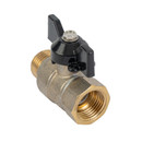 Кран шаровый LD Pride НР-ВР 1/2" бабочка с биркой_3