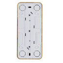 Розетка 3-местная накладная Systeme Electric Blanca, ясень_3