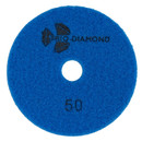 Круг алмазный шлифовальный черепашка 100мм P50 сухой рез Trio diamond