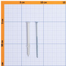 Дюбель-гвоздь нейлоновый потайная манжета 6х80 мм_3