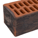 Кирпич облицовочный полуторный пустотелый М150-200 смог рустик Винзер_3