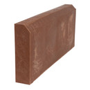 Бордюр тротуарный полимерпесчаный красный 500х200х50 мм_3