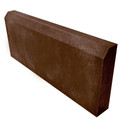 Бордюр тротуарный полимерпесчаный коричневый 500х200х50 мм