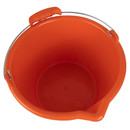 Ведро для строительных работ ударопрочное 20 л оранжевое