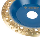 Чашка шлифовальная наклонная №3 крупное зерно ВК8, 125 мм Зубр