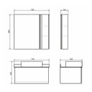 Зеркало шкаф Comforty Эдинбург 75 бетон светлый_3