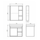 Тумба Comforty Вена-70 дуб дымчатый с раковиной Адриана 70 00-00008929CF_3