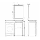 Зеркало Comforty Лозанна 55 серый матовый_3