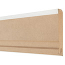 Плинтус МДФ Bonkeel 24016 белый 2400х100х16 мм_3