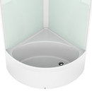 Душевая кабина Domani-spa Simple средний поддон 90х90см стекло прозрачное 5мм_3