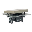 Механизм выключателя одноклавишный Brite шампань IP20 IEK_3