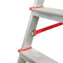 Стремянка алюминиевая 5 ступеней профессиональная с органайзером 1,08м Новая высота_3