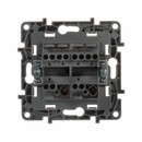 Механизм переключателя проходного двухклавишный Etika белый IP20 Legrand