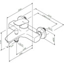 Смеситель для ванны и душа AM.PM Spirit 2.1 F71A10000 хром