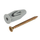 Дюбель для гипсокартона с шурупом 8х28 мм