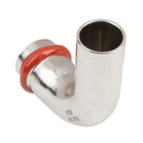 Пресс угольник соединительный из нержавеющей стали однораструбный 90° 22x22 мм Rommer_3