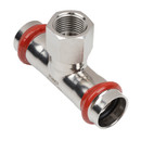 Пресс тройник переходной из нержавеющей стали ВР 22х1/2" Rommer_3