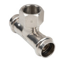 Пресс тройник переходной из нержавеющей стали ВР 22х3/4" Rommer_3