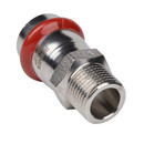 Пресс муфта переходная из нержавеющей стали НР 22х1/2" Rommer_3