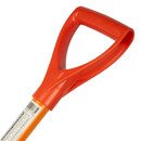 Лопата снеговая 46х40см из поликарбоната с алюминиевым черенком_3