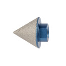 Фреза алмазная Hilberg Super Hard конусная по плитке для УШМ 2-38 мм