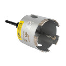 Коронка алмазная Hilberg Laser по армированному бетону и железобетону SDS+ 80 мм_3