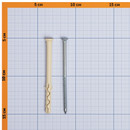 Дюбель-гвоздь Европартнер потайная манжета 8x100 мм 6 шт/уп