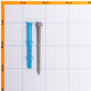 Дюбель фасадный Европартнер с шурупом 10х80 мм