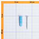 Дюбель универсальный Multi 8х32 мм с шурупом 4,5х40 мм 12 шт/уп _3