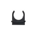 Крепеж-клипса для трубы 20 мм черная 10 шт/уп
