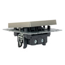 Механизм переключателя перекрестного одноклавишный Brite шампань IP20 IEK