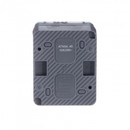 Розетка одноместная накладная с заземлением со шторками и крышкой AtlasDesign антрацит IP54 Systeme Electric_3