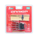 Механизм цилиндровый Аллюр 100 30х60 мм ключ-ключ латунь_3