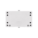 Розетка двухместная накладная с заземлением с крышкой Вуокса серая IP54 TDM_3