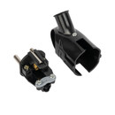 Вилка с ручкой с заземлением 16А 250В