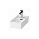 Тумба подвесная Comforty Асти-40 с раковиной Comforty 9140 белый_3