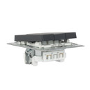 Механизм выключателя трехклавишный AtlasDesign базальт IP20 Systeme Electric