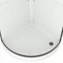 Душевая кабина Domani-spa Simple низкий поддон 90х90см стекло прозрачное 4мм_3