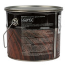 Декоративно-защитное средство для дерева с маслом и воском Марта бесцветное полуглянцевое 2,7л_3