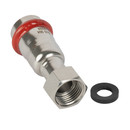 Пресс муфта из нержавеющей стали с накидной гайкой 22х1/2" Rommer_3