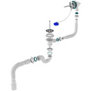 Сифон для ванны 1 1/2"х40 Aquant с выходом 40/50 и переливом_3