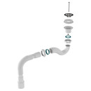 Сифон для душевого поддона 1 1/2"х40 Aquant с выходом 40/50_3