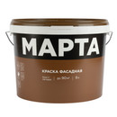 Краска фасадная Марта матовая (база С) 9л