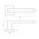 Ручка дверная Palladium Joos M GF графит