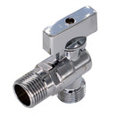 Кран шаровый угловой НР 1/2"х1/2" с отражателем СТМ